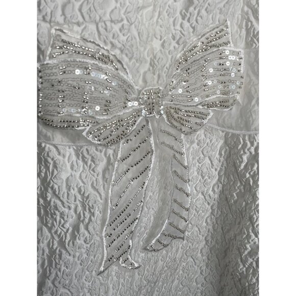 Sister Jane Long-Sleeve Jacquard Mini Dress - Picture 9 of 10